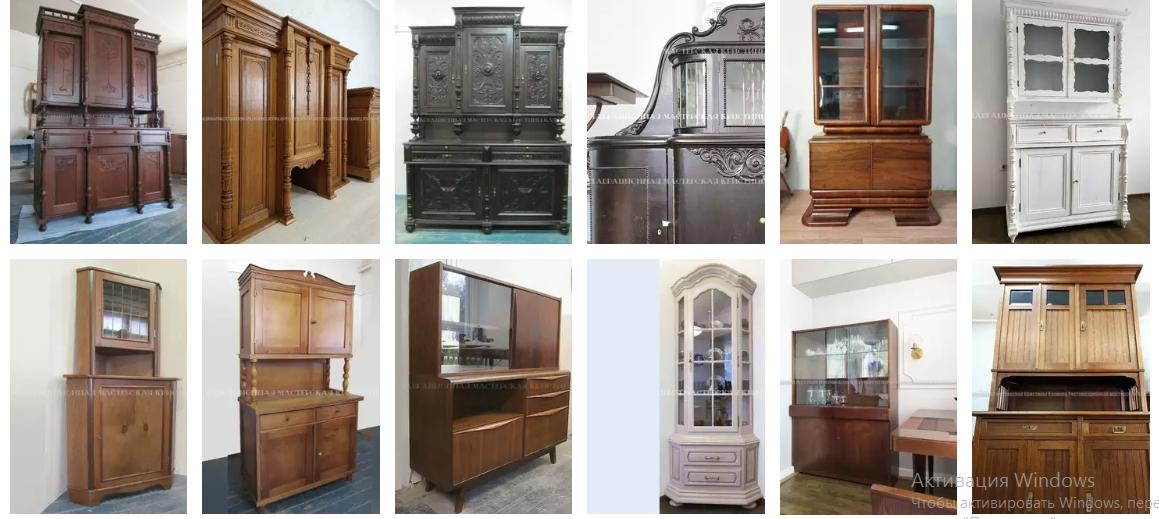 Реставрация старинных буфетов Реставрационная мастерская Кристины Казинец. Портфолио