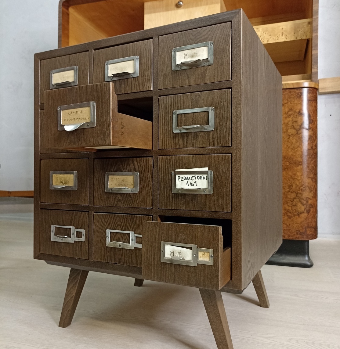 Реставрация старой картотеки Реставрация картотеки